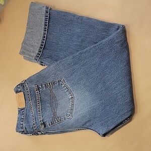 Abercrombie & Fitch 1892 Size 6, Vintage Cuffed Capri Jeans, Exc. Used Condition